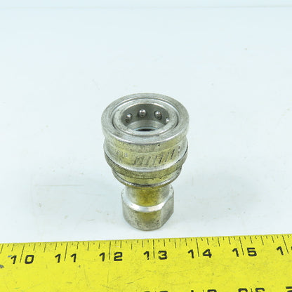 Dynaquip DH8 Quick Disconnect Hose Coupling Female x Female 1/2"