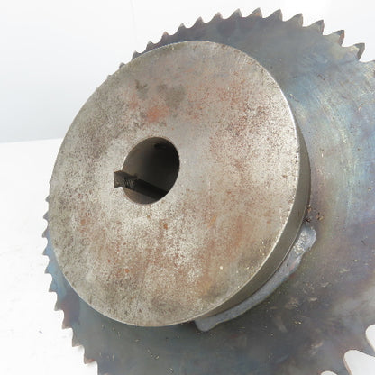 54-Tooth A-Plate Roller Chain Tension Slip Sprocket 1-15/16" Bore 13/16" Pitch