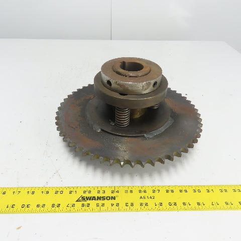 54-Tooth A-Plate Roller Chain Tension Slip Sprocket 1-15/16" Bore 13/16" Pitch