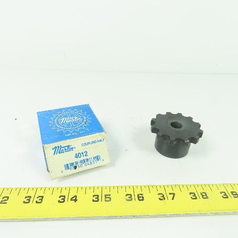 Martin 4012 Roller Chain Sprocket 12-Tooth 7/16" Bore NEW