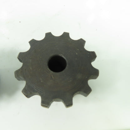 Martin 4012 Roller Chain Sprocket 12-Tooth 7/16" Bore NEW lot Of 2