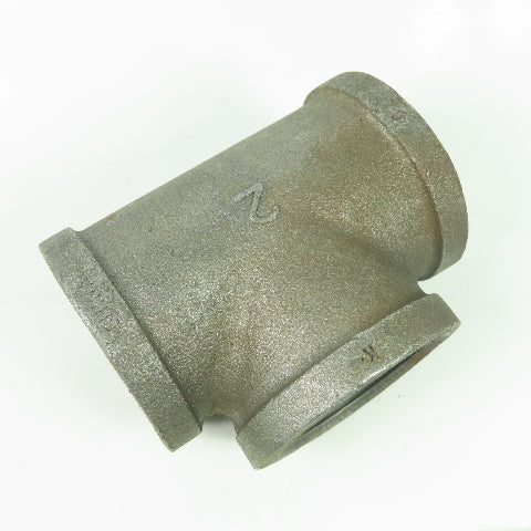 2" NPT Black Malleable Iron Pipe Fitting Tee