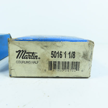 Martin 5016 Single Row Chain Coupling Sprocket 1-1/8" Bore Lot Of 2 New