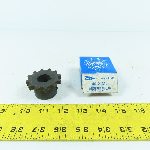 Martin 4012 Chain Coupling Sprocket Hub 3/4" Bore