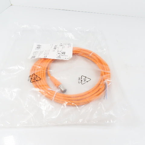 IFM EVT072 Connection Cable Assembly 5m 22AWG 250V M12