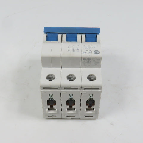 Allen Bradley 1492-SPM3C030 Ser D 3A Three 3-Pole Circuit Breaker (Clean)