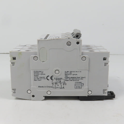 FMX L40-3P-C3 MCB4 C 3A Three 3-Pole Circuit Breaker 480/277VAC (Clean)