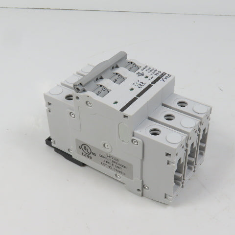 FMX L40-3P-C3 MCB4 C 3A Three 3-Pole Circuit Breaker 480/277VAC (Clean)
