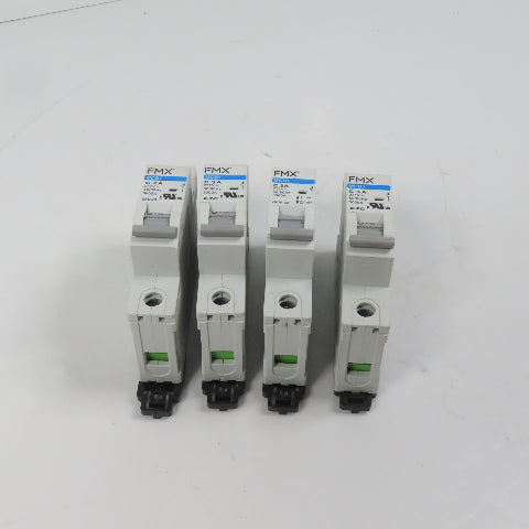 FMX 4D-1P-C3 MCB1 C 3A Single 1-Pole Circuit Breaker 277VAC Lot Of 4 (Clean)