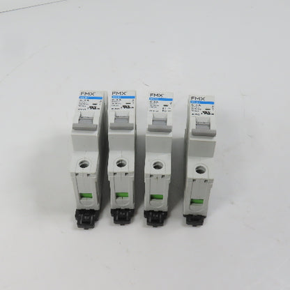 FMX 4D-1P-C3 MCB1 C 3A Single 1-Pole Circuit Breaker 277VAC Lot Of 4 (Clean)