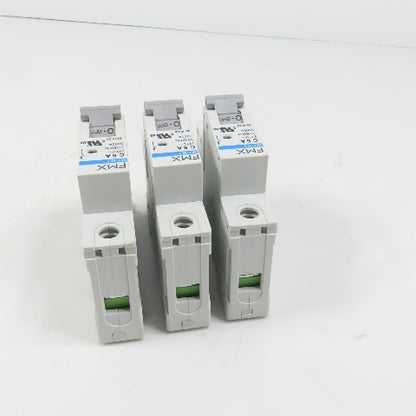 FMX 4D-1P-C5 MCB1 C 5A Single 1-Pole Circuit Breaker 277VAC Lot Of 3 (Clean)