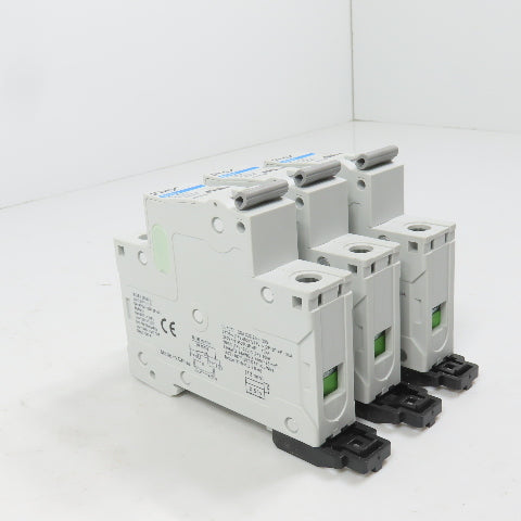 FMX 4D-1P-C6 MCB1 C 6A Single 1-Pole Circuit Breaker 277VAC Lot Of 3 (Clean)