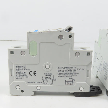 FMX 4D-1P-C6 MCB1 C 6A Single 1-Pole Circuit Breaker 277VAC Lot Of 3 (Clean)