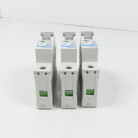 FMX 4D-1P-C8 MCB1 C 8A Single 1-Pole Circuit Breaker 277VAC Lot Of 3 (Clean)