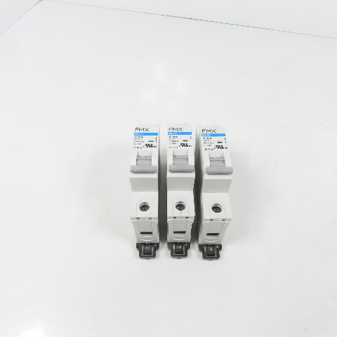 FMX 4D-1P-C8 MCB1 C 8A Single 1-Pole Circuit Breaker 277VAC Lot Of 3 (Clean)