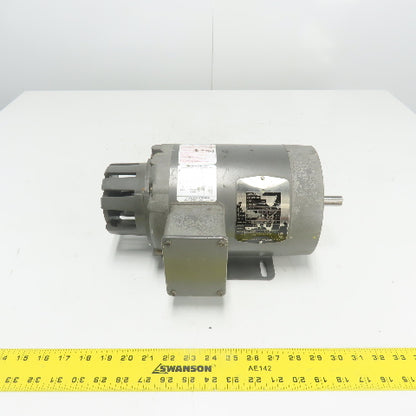 Baldor IDNM3538 .5HP AC Electric Motor 3Ph 230/460V 56C Frame 1740RPM TESTED