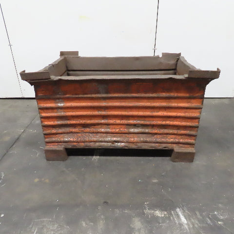 46" x 30" x 24" ID Deep Corrugated Steel Storage Tote Stack Box