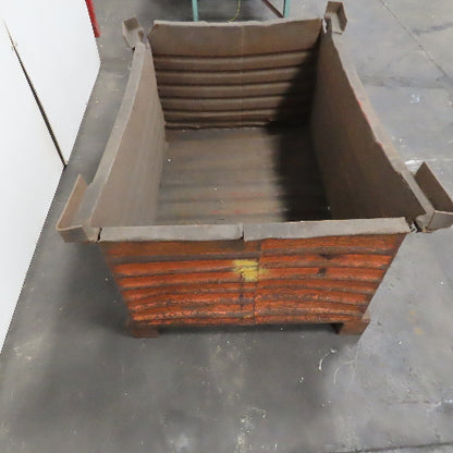 46" x 30" x 24" ID Deep Corrugated Steel Storage Tote Stack Box