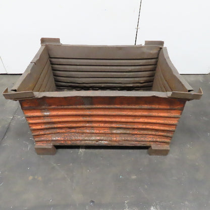46" x 30" x 24" ID Deep Corrugated Steel Storage Tote Stack Box