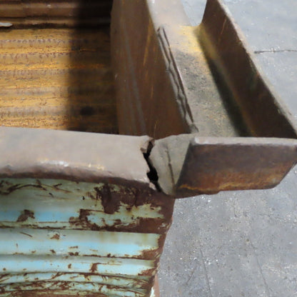 46" x 30" x 24" ID Deep Corrugated Steel Storage Tote Stack Box