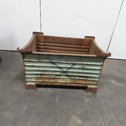 46" x 30" x 24" ID Deep Corrugated Steel Storage Tote Stack Box