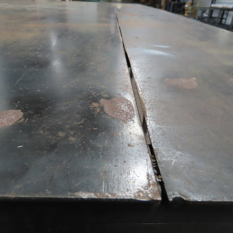 96" x 60" x 40" Tall 1/8" Thick Steel Top Assembly Welding Table