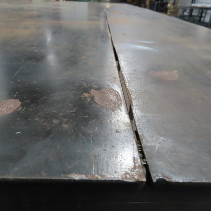 96" x 60" x 40" Tall 1/8" Thick Steel Top Assembly Welding Table