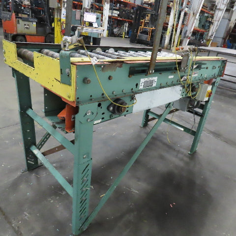 Roach 23-1/2" Bed Width Gravity Roller Conveyor 72" OAL