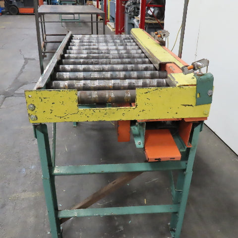 Roach 23-1/2" Bed Width Gravity Roller Conveyor 72" OAL