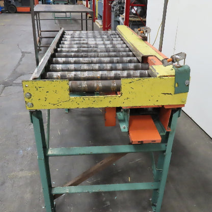 Roach 23-1/2" Bed Width Gravity Roller Conveyor 72" OAL