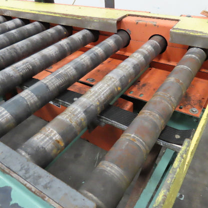 Roach 23-1/2" Bed Width Gravity Roller Conveyor 72" OAL