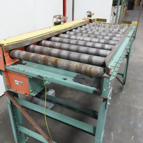 Roach 23-1/2" Bed Width Gravity Roller Conveyor 72" OAL