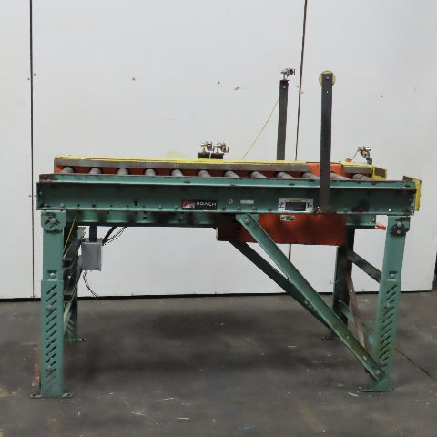 Roach 23-1/2" Bed Width Gravity Roller Conveyor 72" OAL