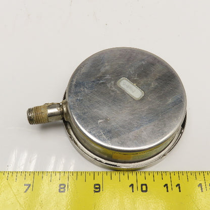 Ashcroft 0-30 PSI Bottom Port Stainless Steel Pressure Gauge 1/4"NPT 4" Filled