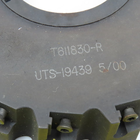 Ultra-Dex T611830-R 5-1/2" OD 18 Tooth Indexing Insert Face Mill 1-7/8" Bore