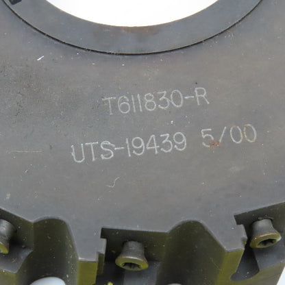 Ultra-Dex T611830-R 5-1/2" OD 18 Tooth Indexing Insert Face Mill 1-7/8" Bore