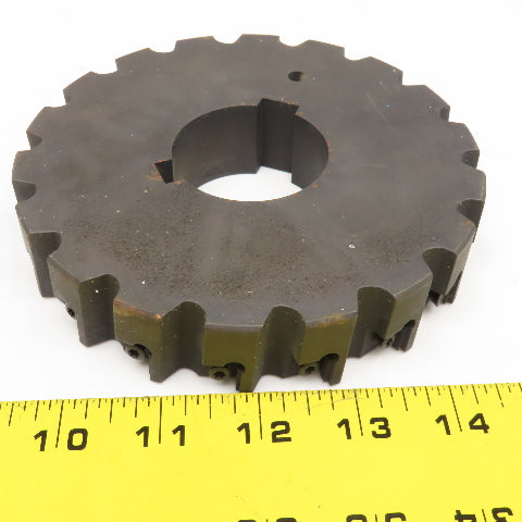 Ultra-Dex T611830-R 5-1/2" OD 18 Tooth Indexing Insert Face Mill 1-7/8" Bore