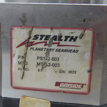 Bayside PS142-003 Stealth Planetary Gear Head 3:1 Ratio