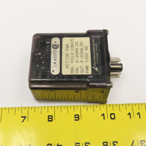 Action Instruments MDL 4310-136CS Action Pak 120V Signal Conditioner 4-20MA