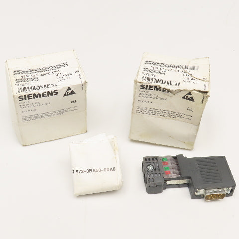 Siemens 6ES7 972-0BA50-0XA0 Simatic Bus Connector NOS Lot Of 2