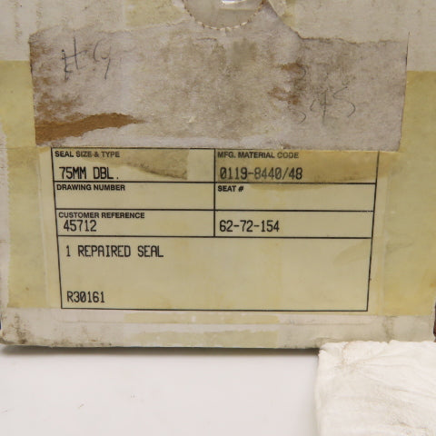 62-72-154 75mm DBL Repair Seal Kit