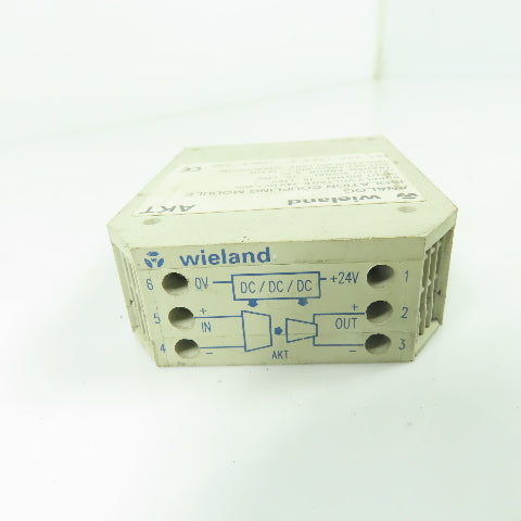 Wieland 57.806.1053.0 AKT Analog Isolation Coupling Module 24VDC