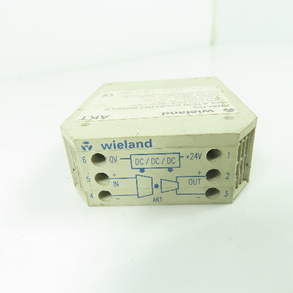 Wieland 57.806.1053.0 AKT Analog Isolation Coupling Module 24VDC