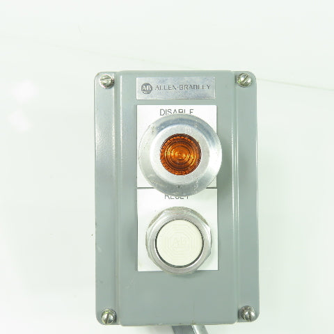 Allen Bradley Disable / Reset Pushbutton Switch 6" x 3-3/4"