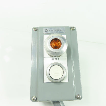 Allen Bradley Disable / Reset Pushbutton Switch 6" x 3-3/4"