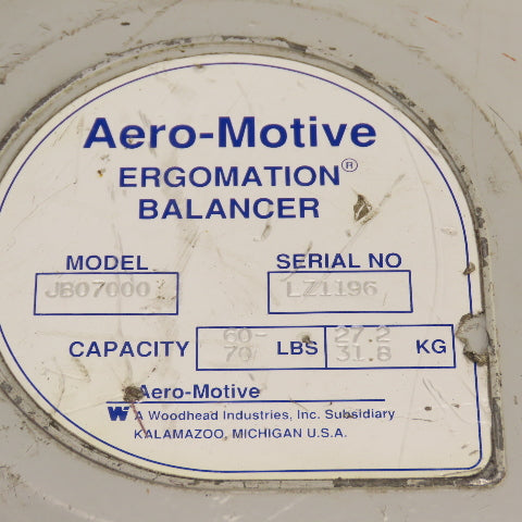Aero-Motive JB07000 60-70 LB Ergomation Tool Balancer