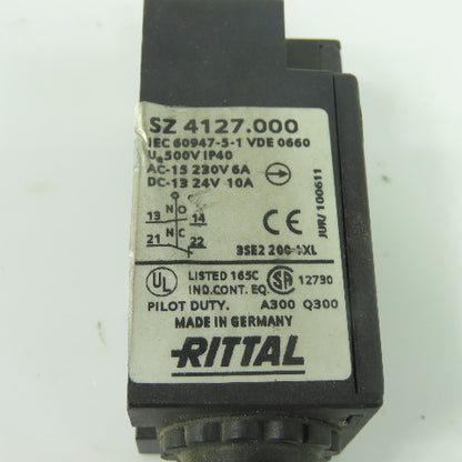Rittal SZ 4127.000 Door Switch 24VDC 230VAC