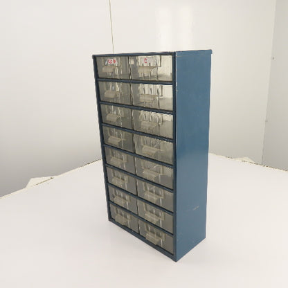 Flambeau Products 22 x 12 x 6" Small Parts, Nuts & Bolts Organizer Bin 16-Drawer