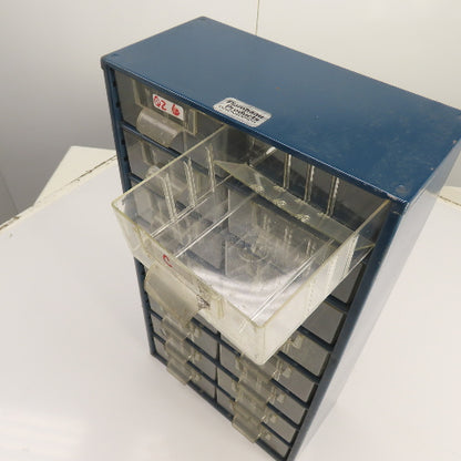 Flambeau Products 22 x 12 x 6" Small Parts, Nuts & Bolts Organizer Bin 16-Drawer