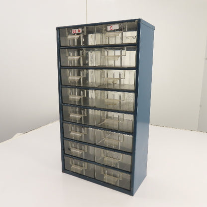 Flambeau Products 22 x 12 x 6" Small Parts, Nuts & Bolts Organizer Bin 16-Drawer